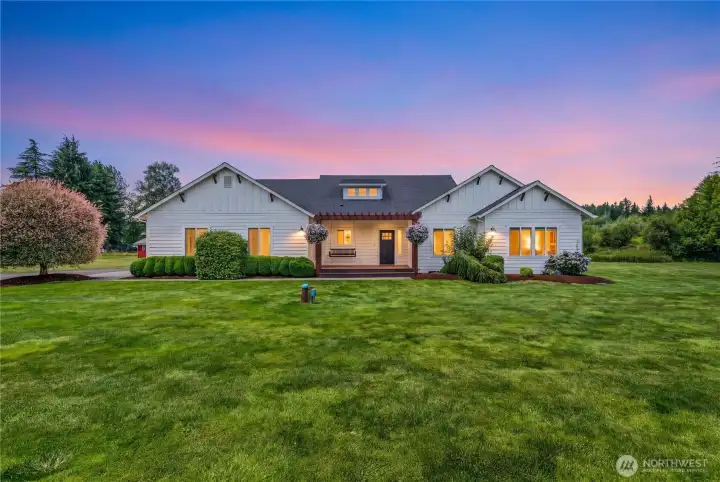 5741 Kirsop Road featuring the ideal floor plan with main floor living and bonus room above.