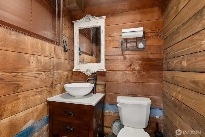 Half Bath in the Red Barn.