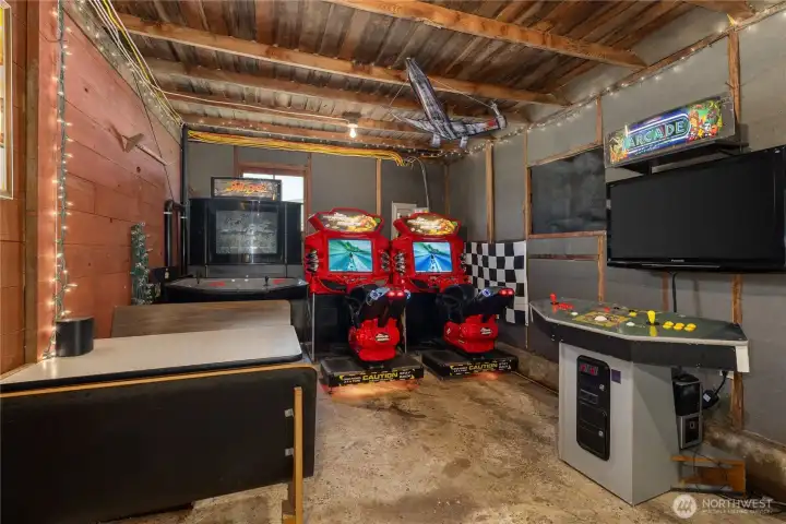 Another angle of the Arcade Room.
