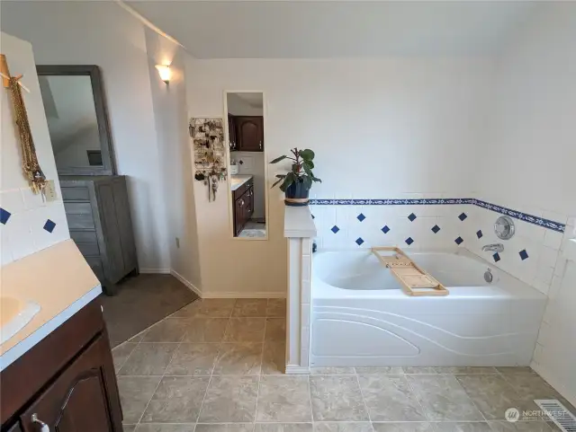 Jetted Tub in Primary Bath