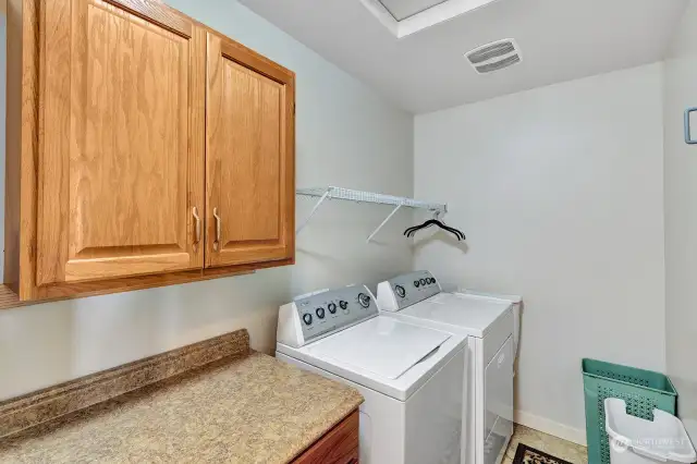 Laundry Room with storage.