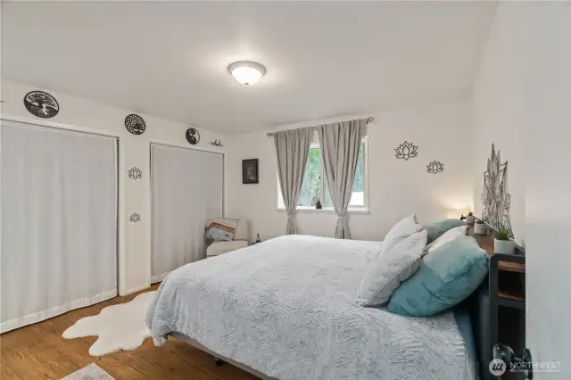 Primary Bedroom with double closets