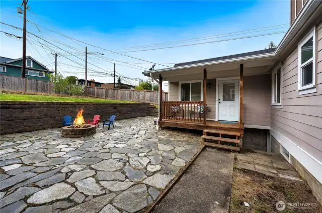 Covered Patio Space Out Back