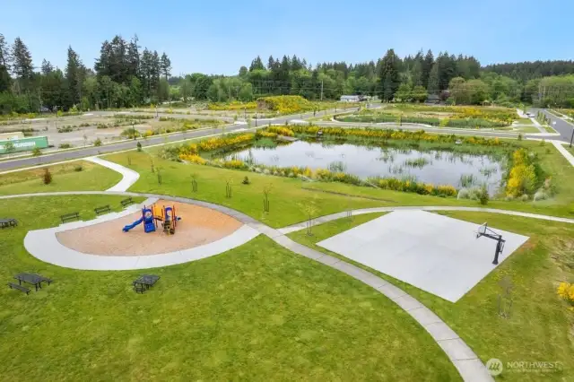 Separate park in the other side of community just down the road