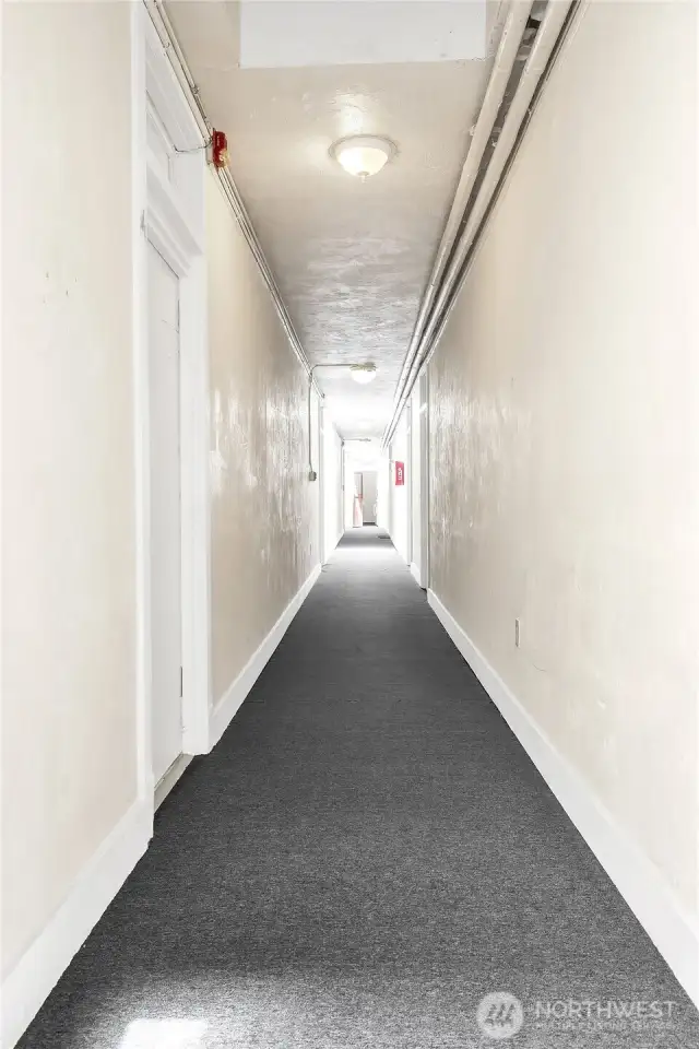 Hallway to studios-Upstairs