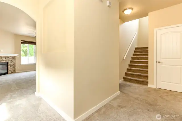 View inside the front door.