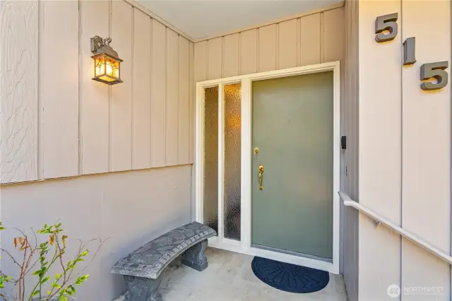 Welcoming entrance