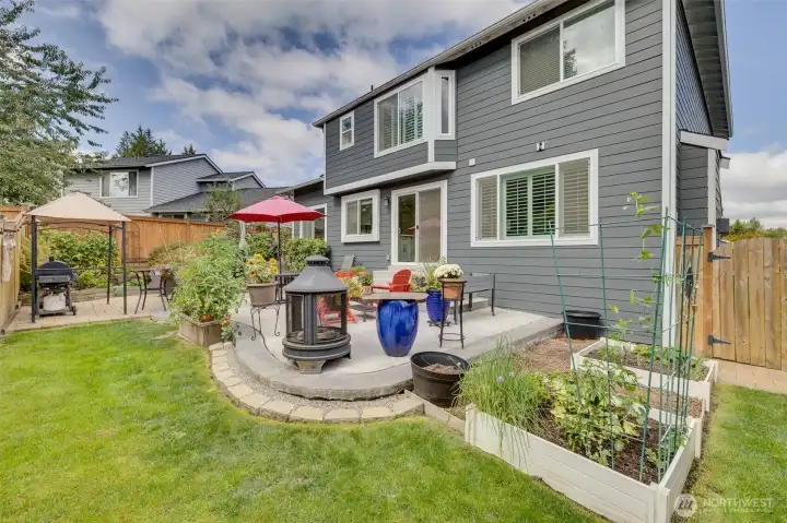 Various garden spaces