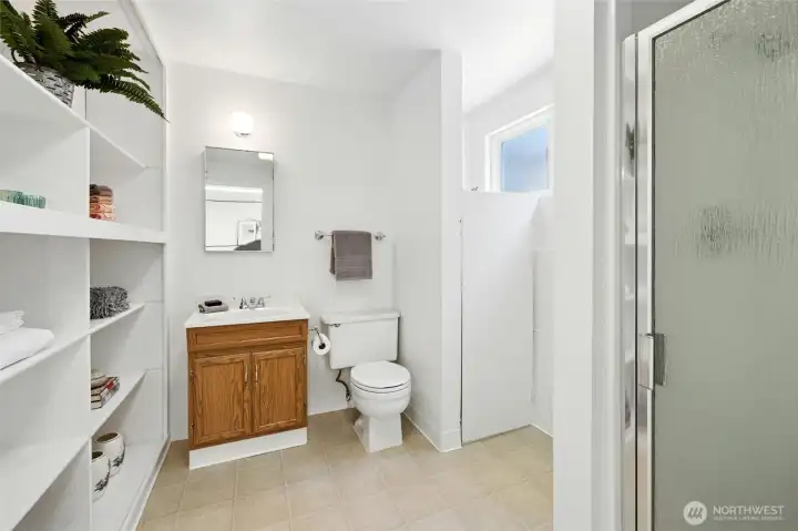 With en-suite bath.