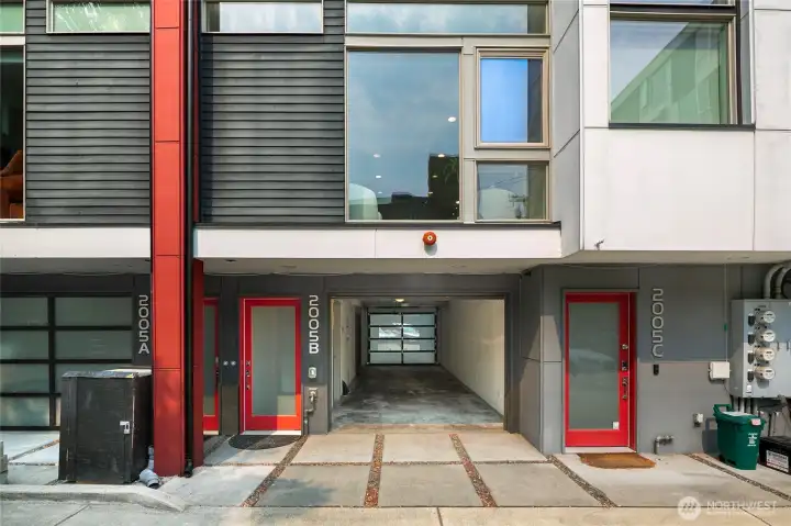 Two garage doors for 2 car garage