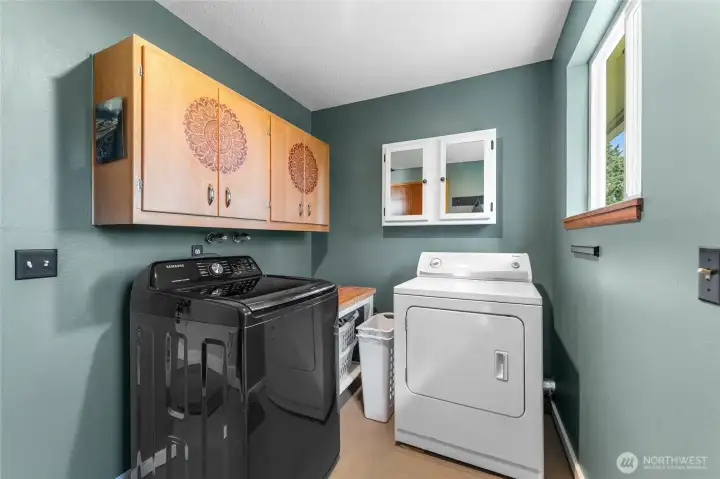 Laundry off kitchen