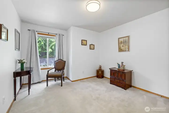 3rd bedroom with large walk in closet.