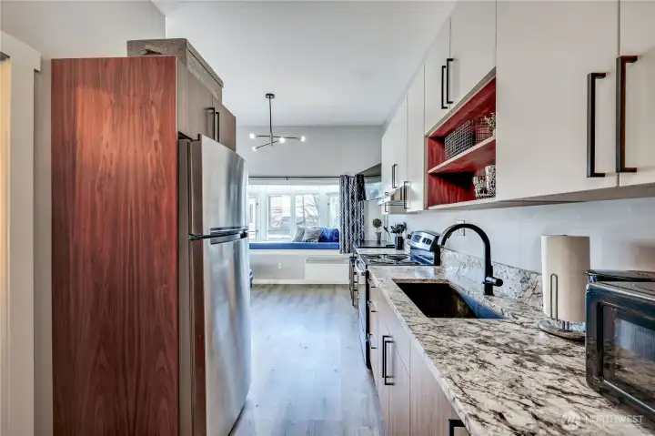 Unit #2 has been completely renovated.