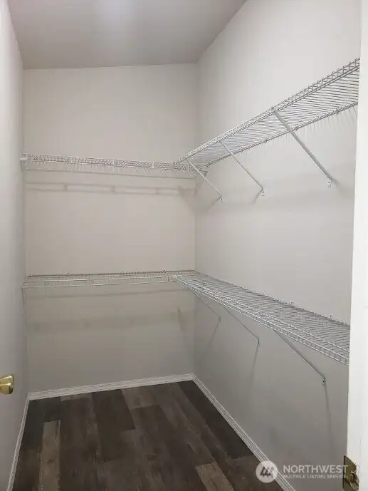 Very Nice Roomy Primary Master Walk In Closet.