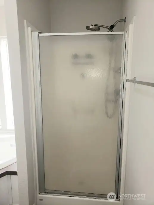 Another Picture of the Huge Primary Master Bathroom Showing the Large Walk In Separate Shower.