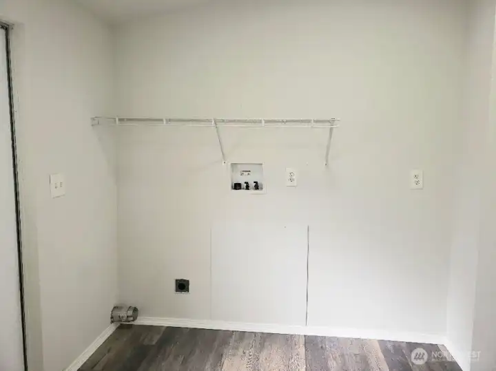 Utility Room Showing Storage Shelf.
