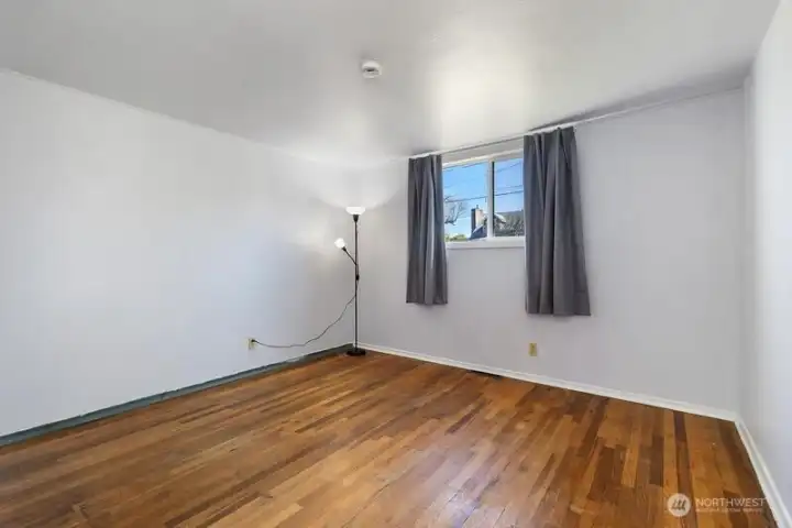 Primary bedroom on the main floor.