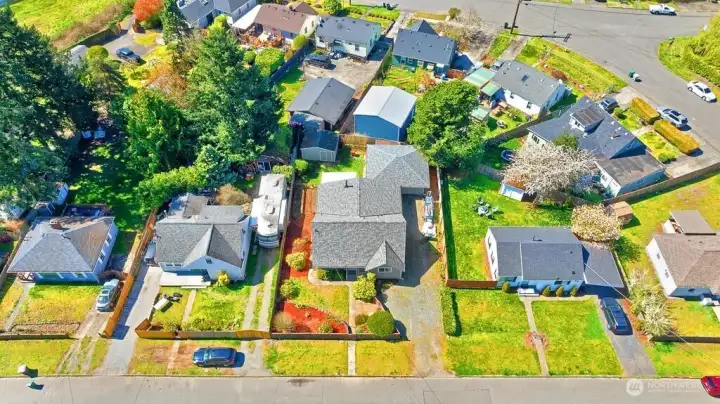 Another view from above. Look at all that parking!