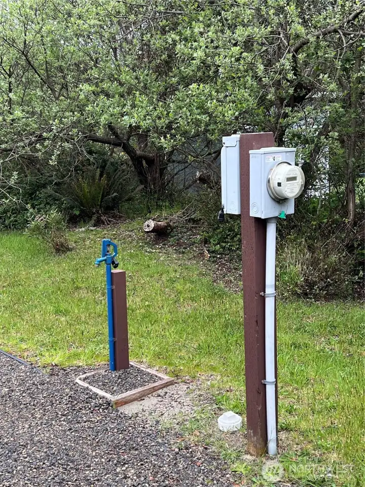 All utilities on the property.