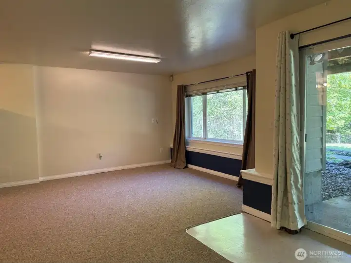 Workout equipment, Video or Table Games, Couch and TV for group movies, Multigenerational living space? So many options with how to utilize this downstairs space.