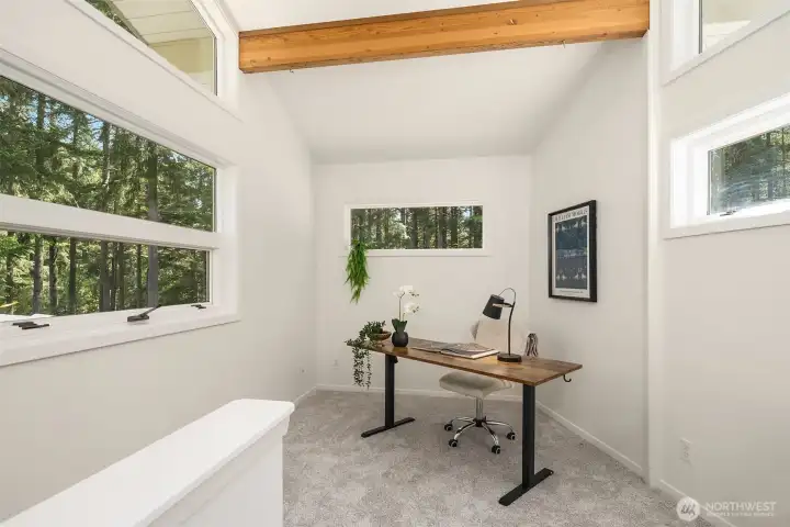 Upper Studio Space with Natural Light