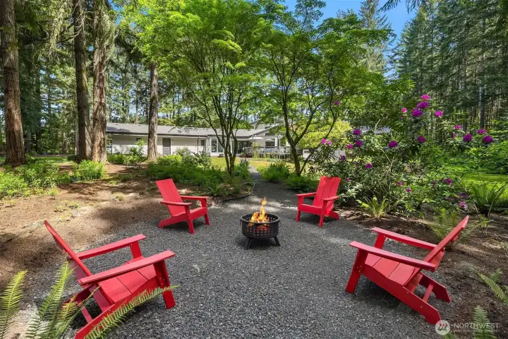 Private Backyard Relaxation Area