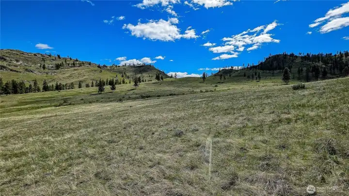 Views get even bigger from the upper part of the parcel.