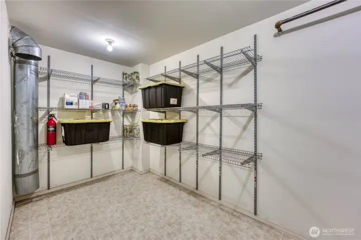 Lower level Storage Room. Lower level Storage Room.