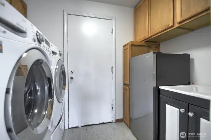 Laundry room.