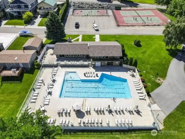 Club house and pool