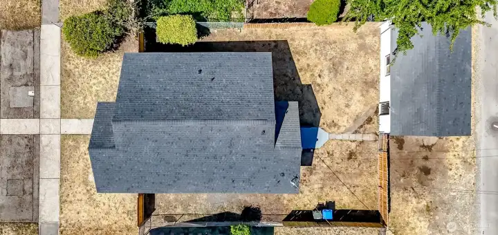 Low maintenance yard - just big enough for a little gardening and backyard privacy - a blank slate for your pinterest dreams!