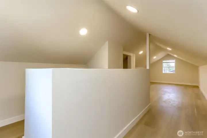 Spacious 3rd bedroom is upstairs