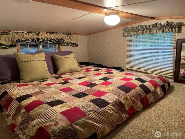 One side of the loft