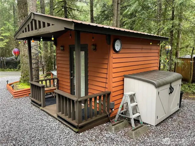 Has well-built shed