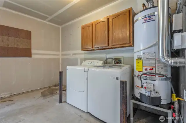 New furnace and all appliances stay.