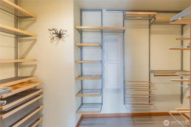 ELF closet shelving system is customizable.