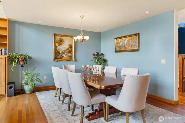 Plenty of room for an extra long table.