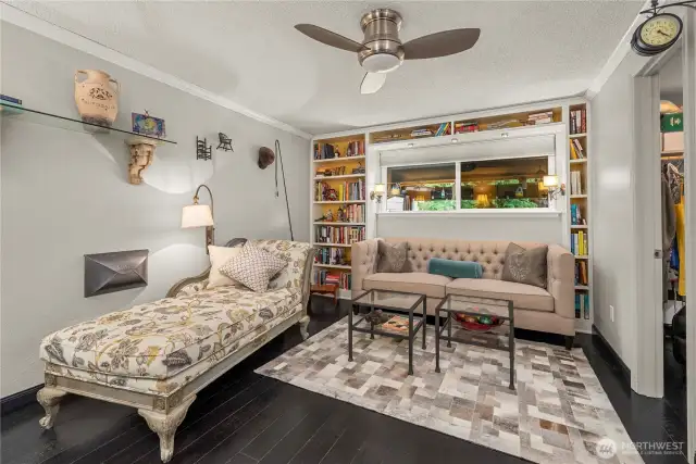 Main Floor Primary Bedroom with Walk-In Closet and elegant ensuite 3/4 Bathroom