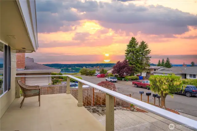 Sunset from your deck