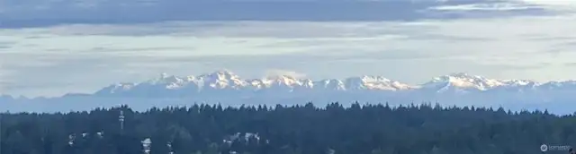 Olympic Mountains from your front Deck