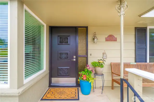 Elegant Covered Front Entry