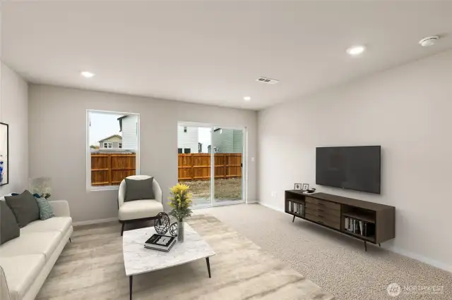 Virtual Staging - family room