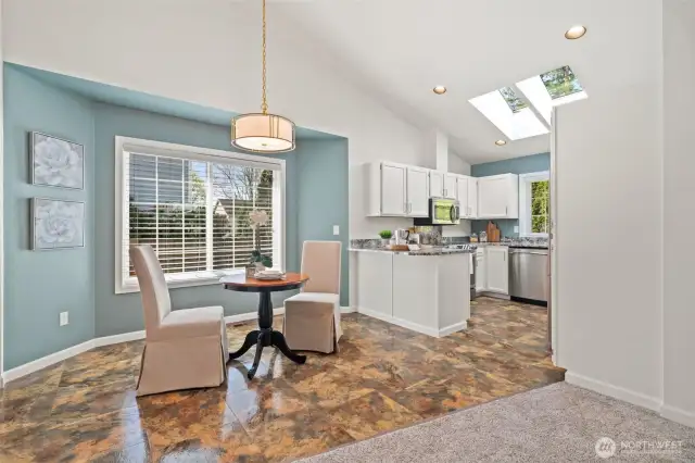 Breakfast nook.