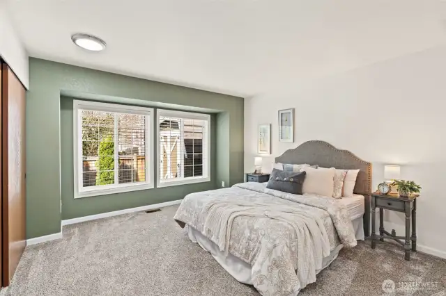 Primary bedroom with private bath.
