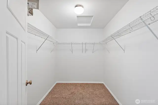Large walk-in closet