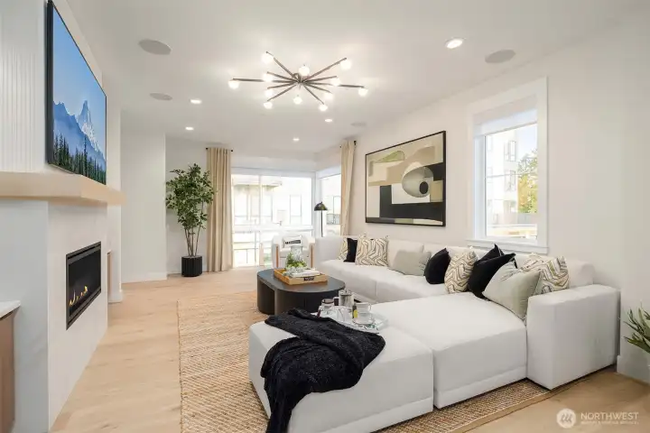 Photo for illustration purposes only (Acadian Elite model home) & not of actual home for sale.