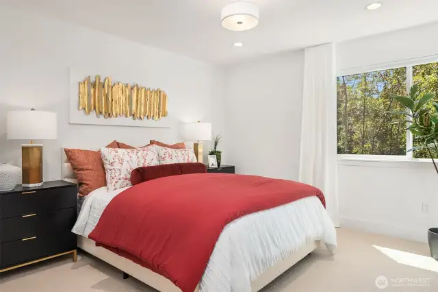Photo of staged model for reference.