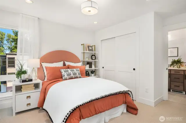 Photo of staged model for reference.