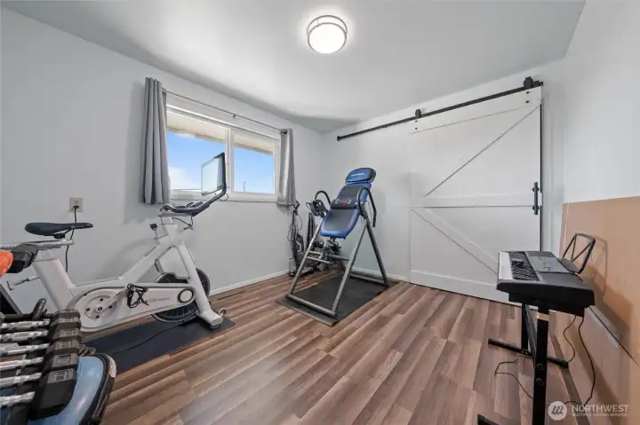 The 1st main floor bedroom