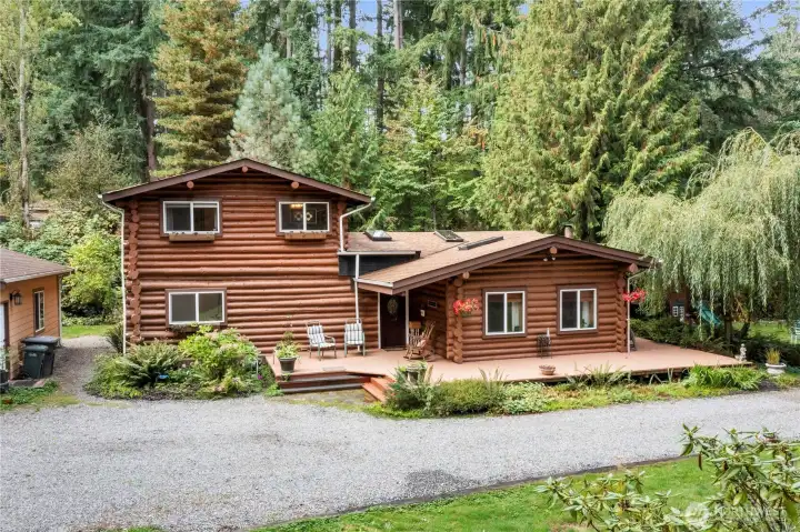 Charming 2 Story Log Home